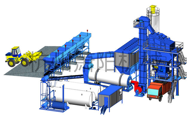 布袋除塵器應(yīng)用于瀝青混凝土站